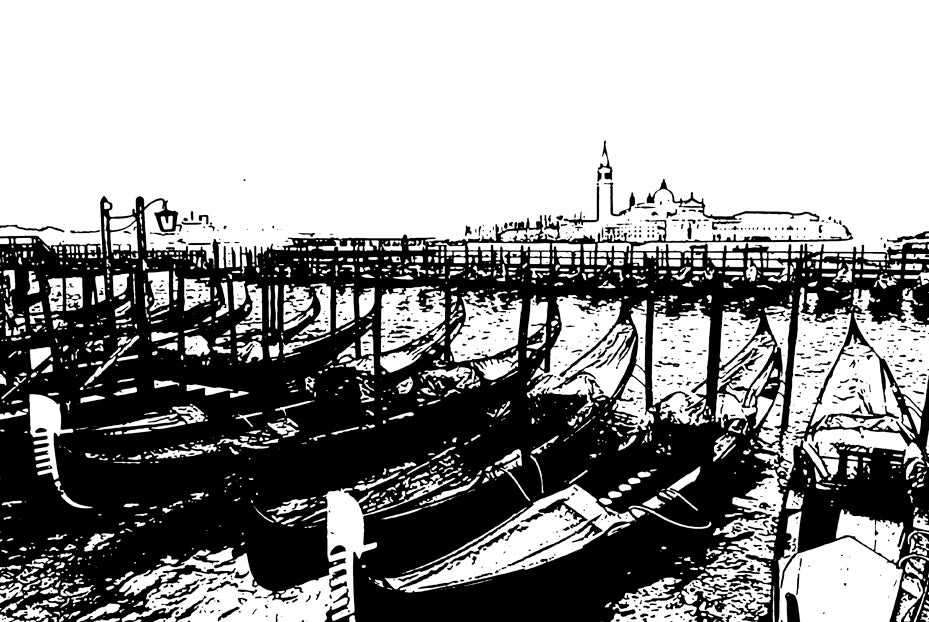Gondolas At San Marco