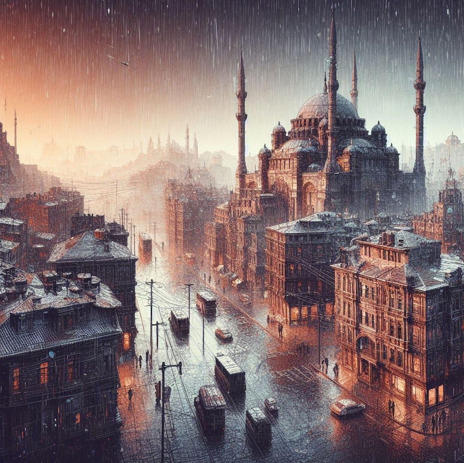 Futuristic Heritage of İstanbul - Rain in Istanbul