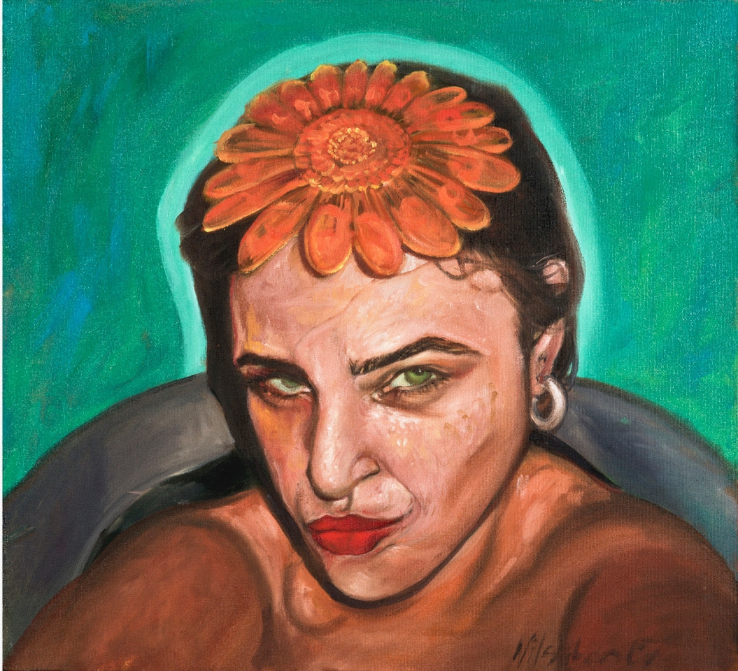 Plastik Çiçekli Selfie / Selfie with the plastic flower