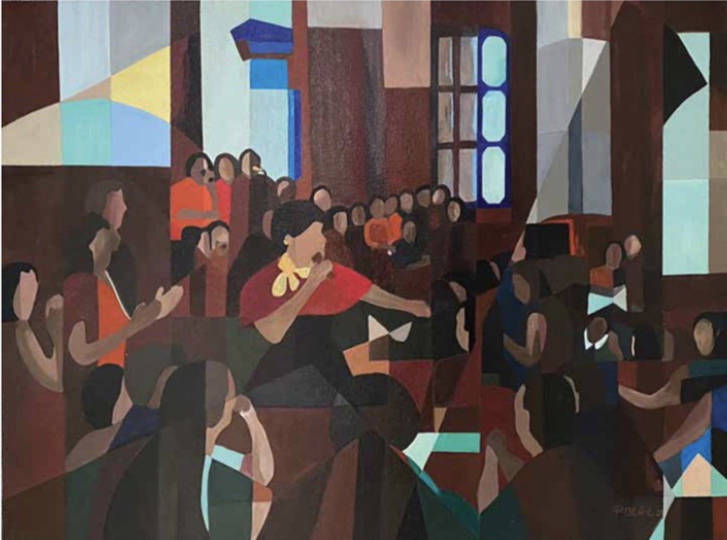Sarı Fularlı Kadın-Sociedad Cultural