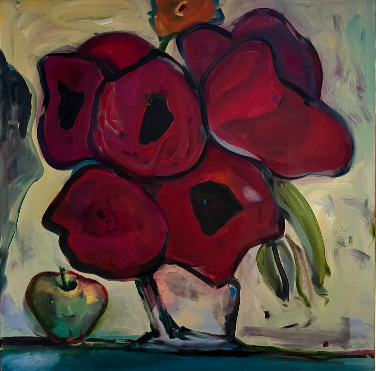 Poppies+ Apple