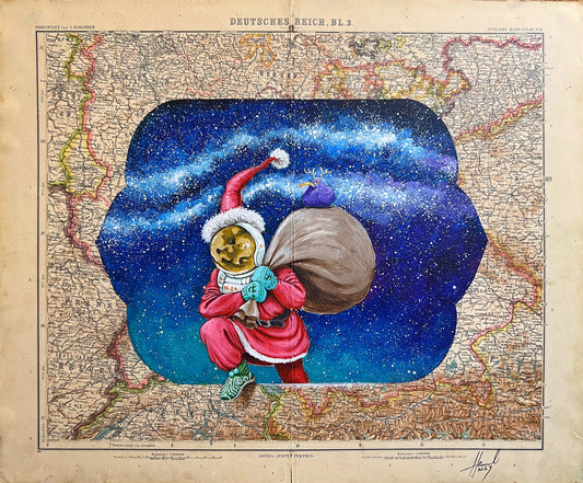 Map Series - Merry Christmas