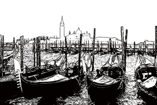 Gondolas At Sunrise