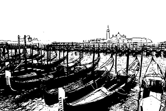 Gondolas At San Marco