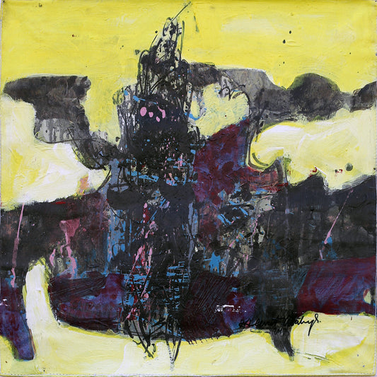 Woman Yellow Sympony Composition