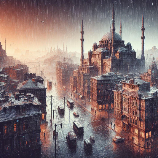 Futuristic Heritage of İstanbul - Rain in Istanbul