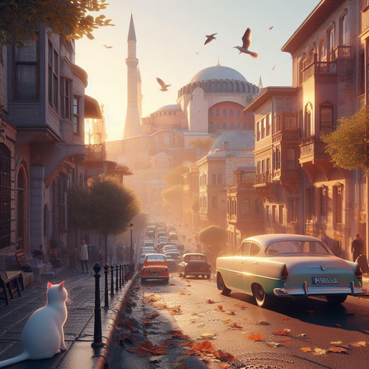 Futuristic Heritage of İstanbul - Street with Cats
