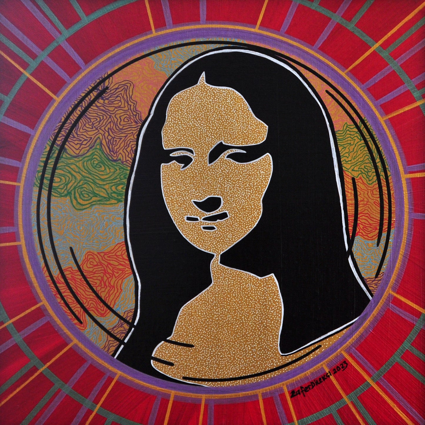 Pop Art Serisi -  Mona Lisa