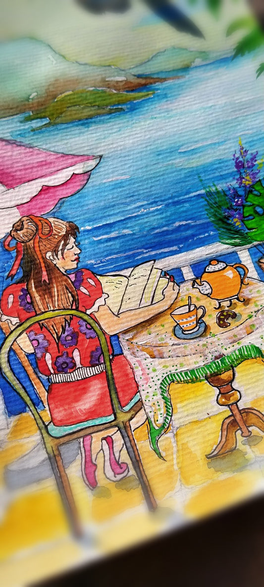 Kitaplı Kız