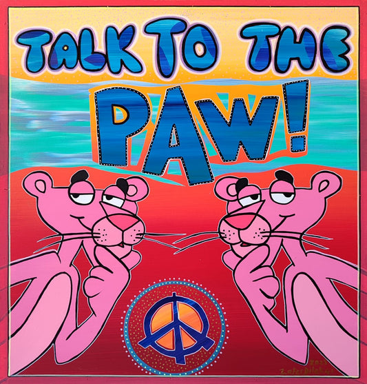 Pop Art Serisi - Pembe Panter