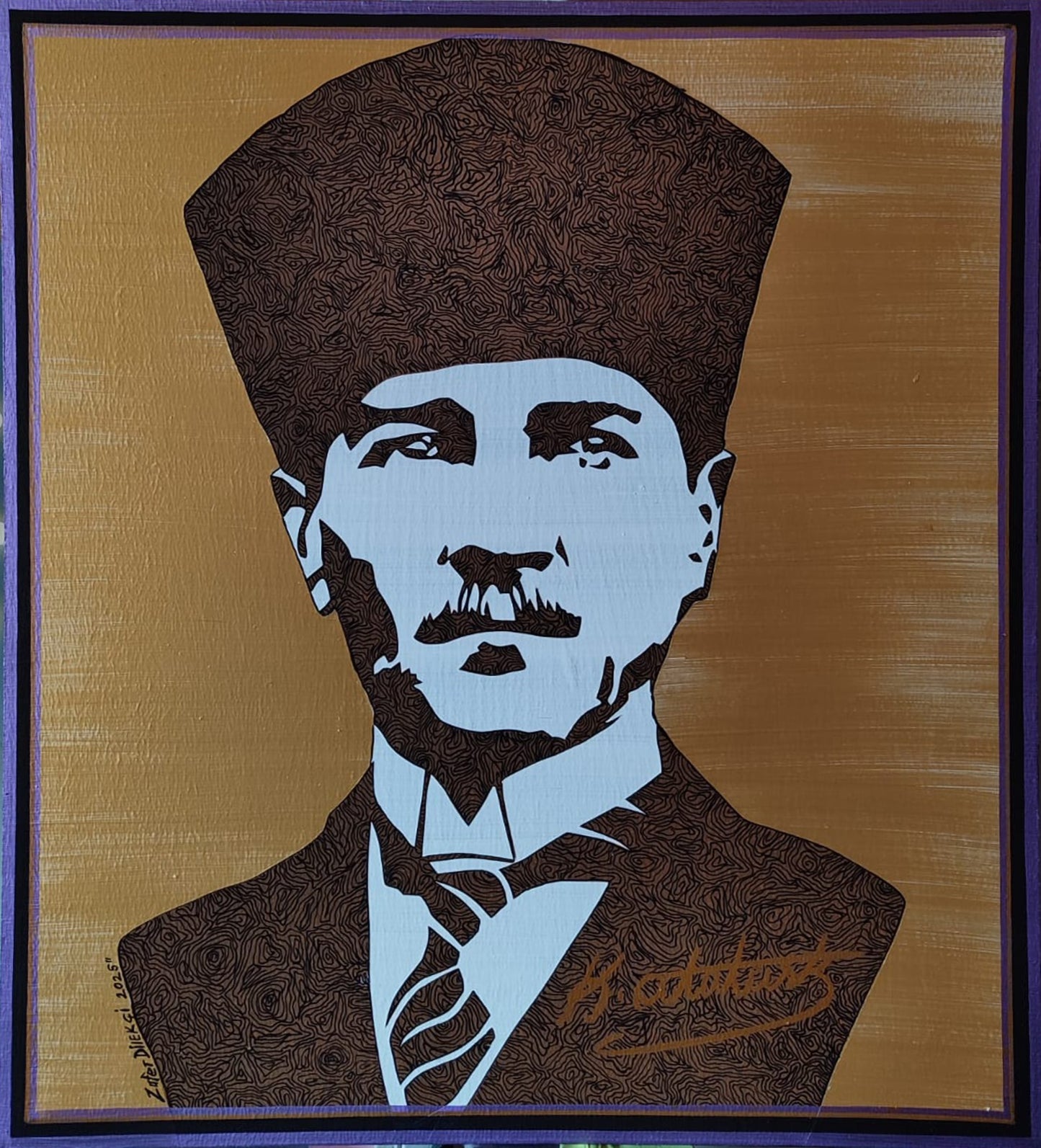 Pop Art Serisi - Mustafa Kemal Atatürk