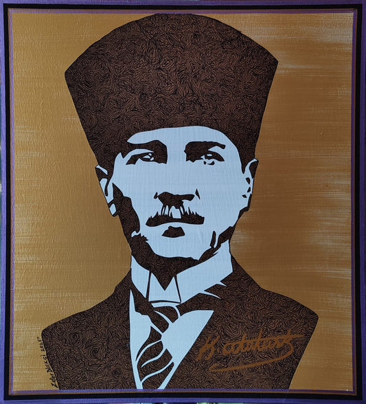 Pop Art Serisi - Mustafa Kemal Atatürk