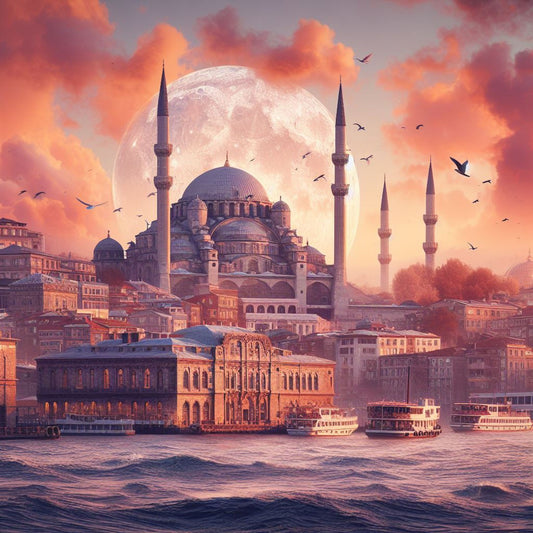 Futuristic Heritage of İstanbul - İstanbul Under Moon