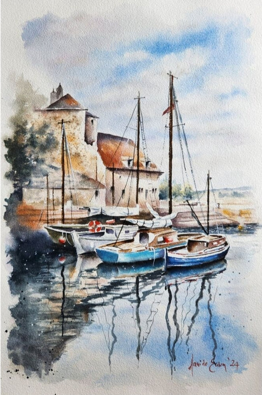 Honfleur ve Tekneler